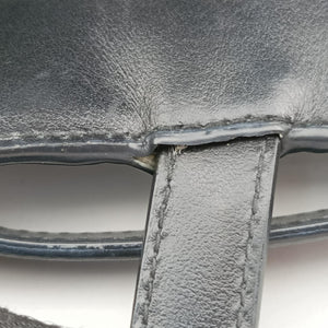 Secondhand Christian Dior Saddle White × Black Jacquard shoulderbag | stylenewstar