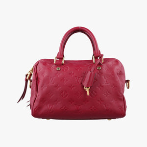 Secondhand Louis Vuitton Speedy Bandouliere 25 Aurore Monogram Empreinte M40764 handbag | stylenewstar