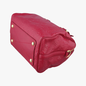 Secondhand Louis Vuitton Speedy Bandouliere 25 Aurore Monogram Empreinte M40764 handbag | stylenewstar