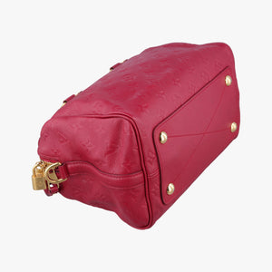 Secondhand Louis Vuitton Speedy Bandouliere 25 Aurore Monogram Empreinte M40764 handbag | stylenewstar