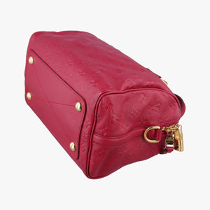 Secondhand Louis Vuitton Speedy Bandouliere 25 Aurore Monogram Empreinte M40764 handbag | stylenewstar