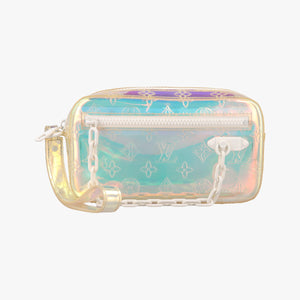 Pre-owned Louis Vuitton Pochette Volga prism pvc vinyl M55261 clutchbag | stylenewstar