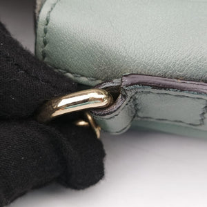 Pre-owned Chloe FAYE mini Blue Suede × leather backpack/rucksack | stylenewstar
