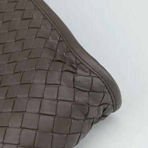 Vintage Bottega Veneta Intrecciato Brown lambskin handbag | stylenewstar