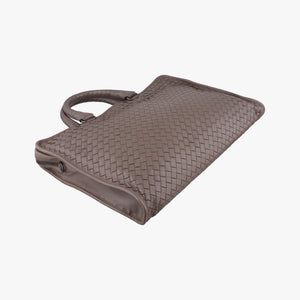 Vintage Bottega Veneta Intrecciato Brown lambskin handbag | stylenewstar