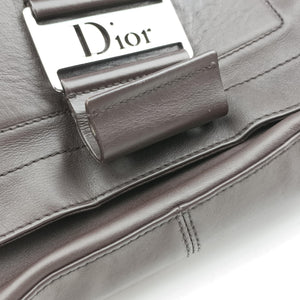 Pre-owned Christian Dior Street Chic Brown Leather shoulderbag | stylenewstar