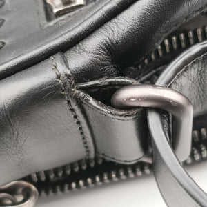 Pre-owned Bottega Veneta Intrecciato Black lambskin shoulderbag | stylenewstar
