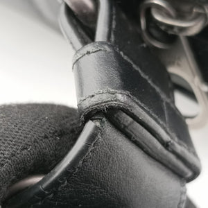 Pre-owned Bottega Veneta Intrecciato Black lambskin shoulderbag | stylenewstar