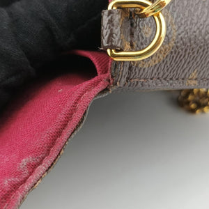 Pre-owned Louis Vuitton Pochette FeLICIE Brown Monogram Canvas M61276 shoulderbag | stylenewstar