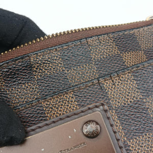 Pre-owned Louis Vuitton BROOKLYN MM EBENE Damier Canvas N51211 shoulderbag | stylenewstar