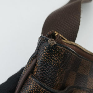 Pre-owned Louis Vuitton BROOKLYN MM EBENE Damier Canvas N51211 shoulderbag | stylenewstar