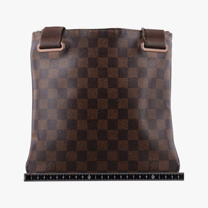 Pre-owned Louis Vuitton BROOKLYN MM EBENE Damier Canvas N51211 shoulderbag | stylenewstar