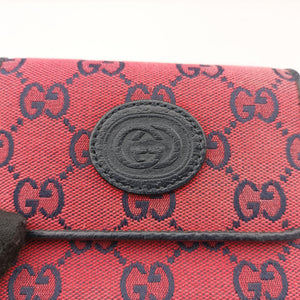Pre-owned Gucci Interlocking G Red canvas 661109 shoulderbag | stylenewstar