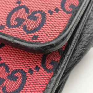 Pre-owned Gucci Interlocking G Red canvas 661109 shoulderbag | stylenewstar