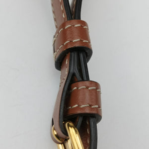 Pre-owned Celine Claude Triomphe Brown PVC coated canvas shoulderbag | stylenewstar
