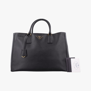 Secondhand Prada Galleria Black SAFFIANO Leather 1BA274 handbag | stylenewstar
