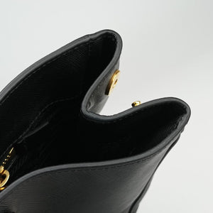 Secondhand Prada Galleria Black SAFFIANO Leather 1BA274 handbag | stylenewstar