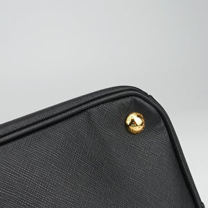 Secondhand Prada Galleria Black SAFFIANO Leather 1BA274 handbag | stylenewstar