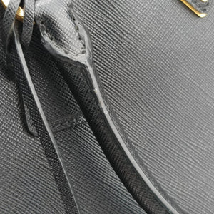Secondhand Prada Galleria Black SAFFIANO Leather 1BA274 handbag | stylenewstar