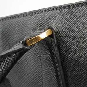 Secondhand Prada Galleria Black SAFFIANO Leather 1BA274 handbag | stylenewstar