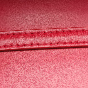 Pre-owned Fendi F is Red Leather 8BM005 shoulderbag | stylenewstar