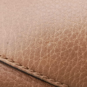 Pre-owned Gucci Miss GG Top Handle Camel Leather 323675 shoulderbag | stylenewstar