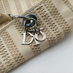 Vintage Christian Dior Soft Lady Dior Beige Leather handbag | stylenewstar