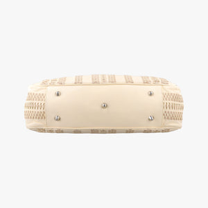 Vintage Christian Dior Soft Lady Dior Beige Leather handbag | stylenewstar