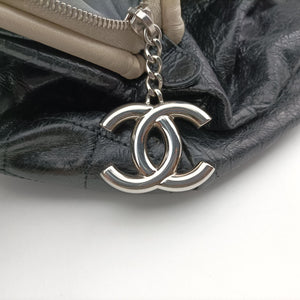 Pre-owned Chanel Matelasse Black Leather A47984 shoulderbag | stylenewstar