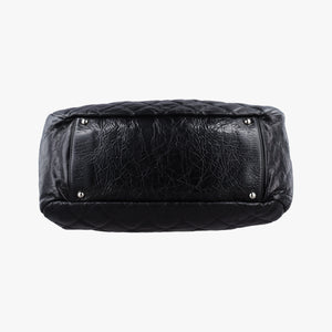 Pre-owned Chanel Matelasse Black Leather A47984 shoulderbag | stylenewstar
