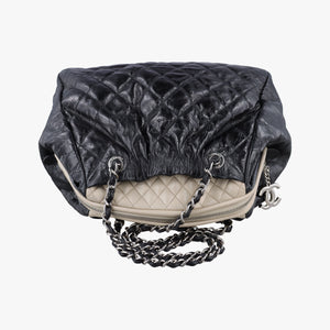 Pre-owned Chanel Matelasse Black Leather A47984 shoulderbag | stylenewstar