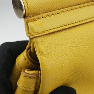 Vintage Dolce & Gabbana Sicily Yellow Leather shoulderbag | stylenewstar