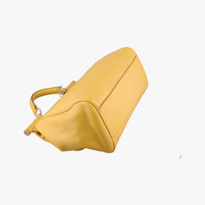 Vintage Dolce & Gabbana Sicily Yellow Leather shoulderbag | stylenewstar