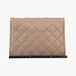 Pre-owned Yves Saint Laurent Paris Becky Camel Leather 579607 shoulderbag | stylenewstar