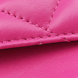 Pre-owned VERSACE La Medusa Camera Rose Leather shoulderbag | stylenewstar