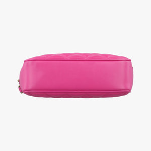 Pre-owned VERSACE La Medusa Camera Rose Leather shoulderbag | stylenewstar