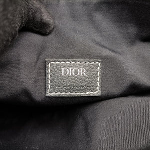 Vintage Christian Dior saddle Black leather bum bag/waist bag | stylenewstar