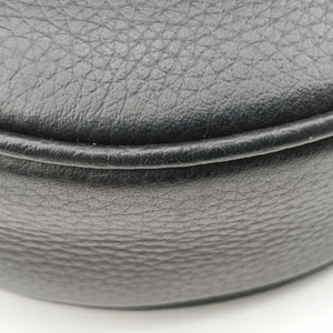 Vintage Christian Dior saddle Black leather bum bag/waist bag | stylenewstar