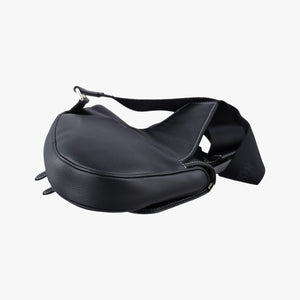 Vintage Christian Dior saddle Black leather bum bag/waist bag | stylenewstar