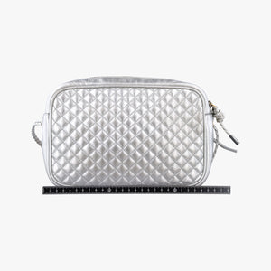 Secondhand Gucci GG Marmont Pochette Silver×Green×Red Leather 541051 shoulderbag | stylenewstar