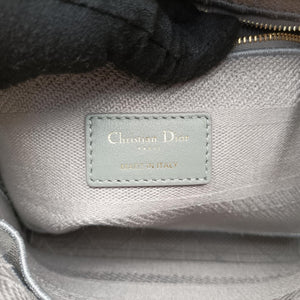 Vintage Christian Dior Lady Dior D-lite Grey Jacquard shoulderbag | stylenewstar
