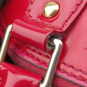 Pre-owned Louis Vuitton Alma BB pomme d'amour Vernis M90174 shoulderbag | stylenewstar