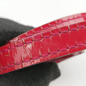 Pre-owned Louis Vuitton Alma BB pomme d'amour Vernis M90174 shoulderbag | stylenewstar