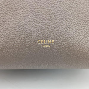 Pre-owned Celine Sangle Bucket Small Brown Leather shoulderbag | stylenewstar