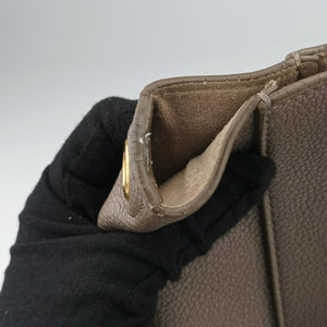 Pre-owned Celine Sangle Bucket Small Brown Leather shoulderbag | stylenewstar