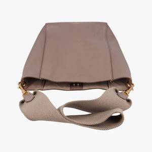 Pre-owned Celine Sangle Bucket Small Brown Leather shoulderbag | stylenewstar