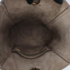 Pre-owned Celine Sangle Bucket Small Brown Leather shoulderbag | stylenewstar
