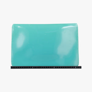 Pre-owned Gucci Bright Bit Blue Patent Leather 317633 shoulderbag | stylenewstar