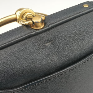 Pre-owned Chloe Bracelet Nile Black Leather handbag | stylenewstar