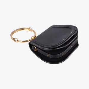 Pre-owned Chloe Bracelet Nile Black Leather handbag | stylenewstar